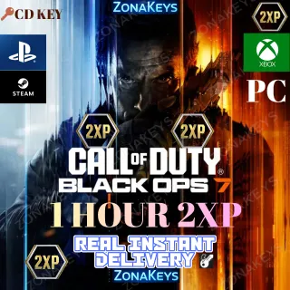 Call of Duty BO7 - 1 Hour Double XP Boost PC / PS4/PS5/ XBOX 🌎 GLOBAL⚡INSTANT DELIVERY⚡