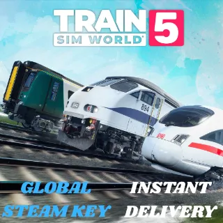 Train Sim World 5 + DLC 🗺️GLOBAL Steam Key ⚡Instant Delivery⚡