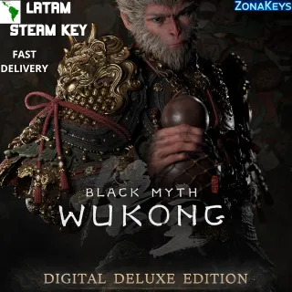 Black Myth: Wukong Digital Deluxe Edition   ✅LATAM STEAM KEY 🔑 (ONLY FOR LATAM)
