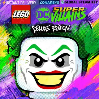 LEGO DC Super-Villains ( DELUXE EDITION ) 🌎GLOBAL STEAM KEY ⚡INSTANT DELIVERY⚡