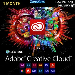 Adobe Creative Cloud ✅ 1 Month Key 🌎 GLOBAL KEY ⚡INSTANT DELIVERY ⚡