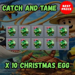 X 10 CHRISTMAS EGG