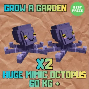 X 2 HUGE MIMIC OCTOPUS