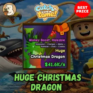 HUGE CHRISTMAS DRAGON