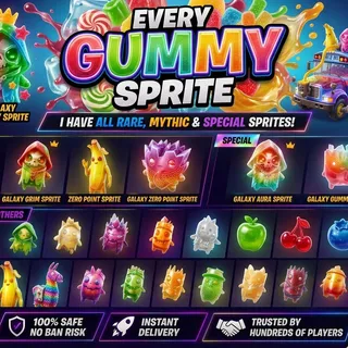 All Gummy Sprites Lvl5