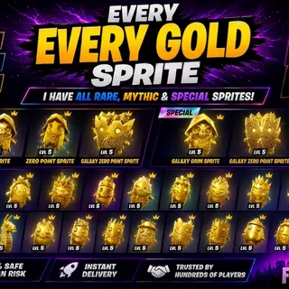 All Gold Sprites Lvl5