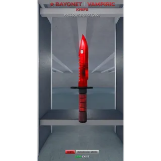 Sniper Duels Bayonet Vampiric Knife SI