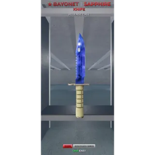 Sniper Duels Bayonet Sapphire Knife SI
