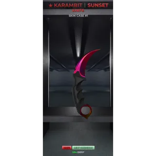 Sniper Duels Karambit Sunset MC
