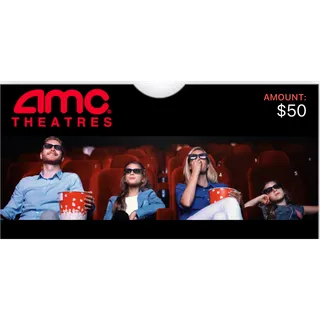 $50 AMC E-Gift Card