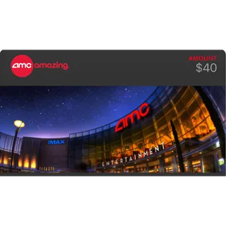 $40 AMC Theatre E-Gift Card
