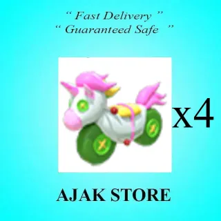 x4 Unicorn Zombie Ponycycle