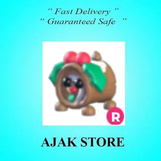 R Yule Log Dog