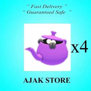 x4 Classic Teapot