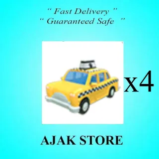 x4 Yellow Taxi Cab