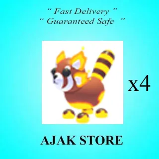 x4 Toasty Red Panda