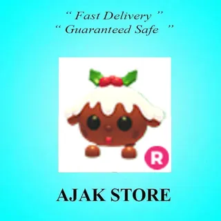 R Christmas Pudding Pup