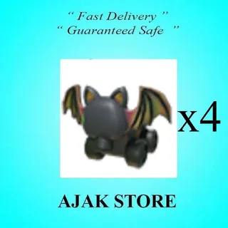 x4 Bat Face Roller Skates