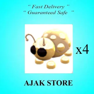 x4 Golden Ladybug