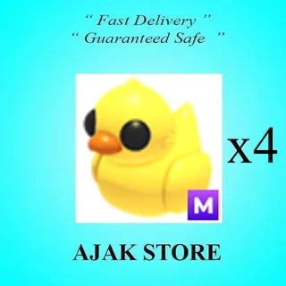 x4 Rubber Ducky