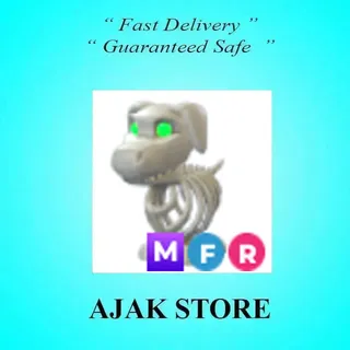 MFR Halloween White Skeleton Dog