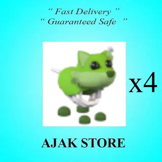 x4 Zombie Wolf