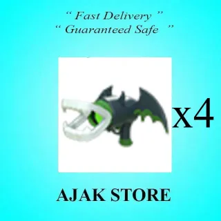 x4 Vampire Teeth Grappling Hook