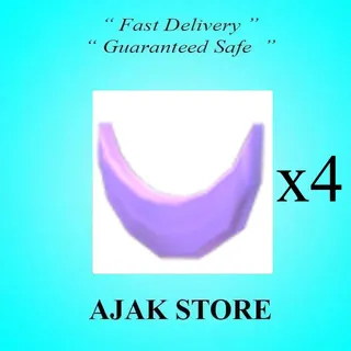 x4 Crescent Moon Head Ornament