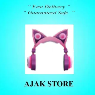 Pink Cat Ear Headphones