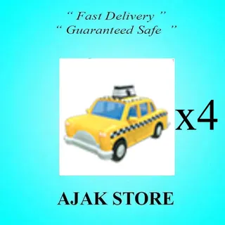 x4 Yellow Taxi Cab