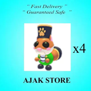 x4 Nutcracker Squirrel