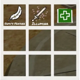 COMBOS 💜 : Sami's Feather + Illumina ( Duped unserial ) 🔥LIMITED✅