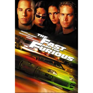 The Fast and the Furious (2001) 4K/UHD Movies Anywhere