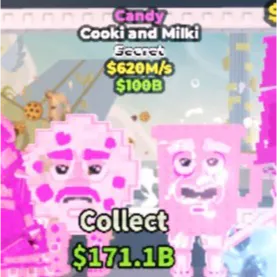 candy cooki and milki