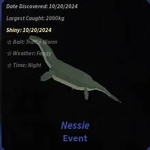 mythical event nessie - fisch