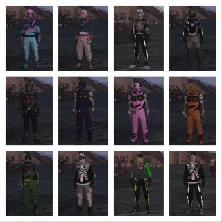 5X RANDOM MODDED OUTFITS! (MALE)