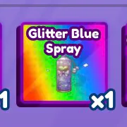 Glitter Blue Spray