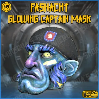 Fasnacht 2026 Glowing Captain Mask Ultra Rare