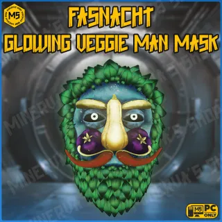 Fasnacht Glowing Veggie Man Mask