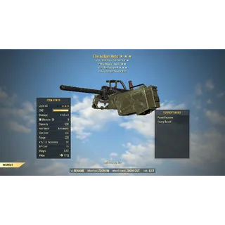 The Action Hero +4 Legendary Mods of Your Choice