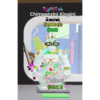 CARNIVAL CHIMPANZINI KINGINI FORTNITE STEAL THE BRAINROT