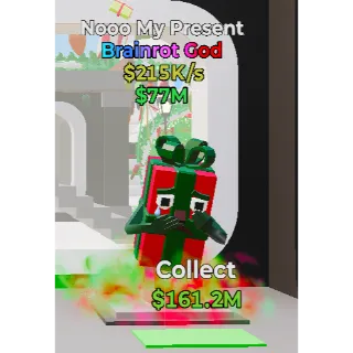 NOOO MY PRESENT FORTNITE STEAL THE BRAINROT