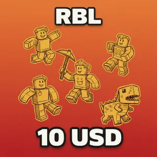 $10.00 USD Gift Card RBL (AUTO DELIVERY)⚡⚡
