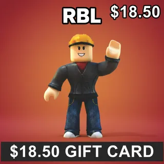 $18.50 USD Gift Card RBL (AUTO DELIVERY)⚡⚡