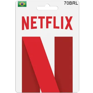 Netflix 70,00 R$ (BRL - Brazil) Gift Card