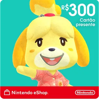 300.00 BRL Nintendo eShop Gift Card - Brazil