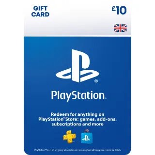 10.00 GBP PlayStation Store Gift Card - UK (Auto Delivery)