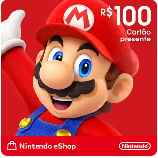 Nintendo - eShop 100 BRL Gift Card - Brazil
