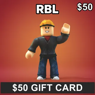 $50 Gift Card RBL (AUTO DELIVERY)⚡