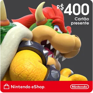 Nintendo eShop 400 BRL Gift Card - Brazil